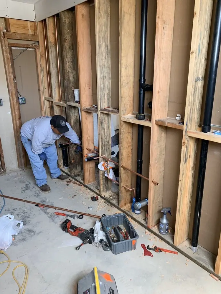 Commercial rough-in plumbing for Gas Line Repair in Southbridge Town